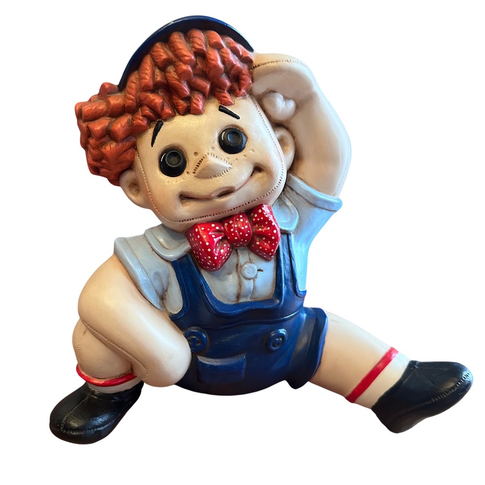 Byron Mold Ceramic Boy Andy Figurine Vintage 1960 Handpainted E10